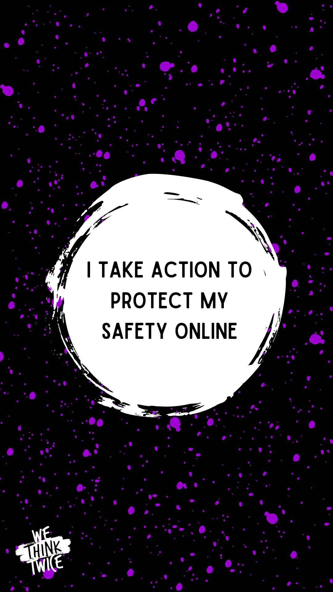I take action to protect my safety online
