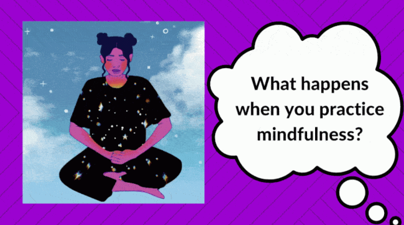 What happens when you practice mindfulness? Your brain works better! More impulse control, better focus, better ability to adapt, better ability to solve problems. Less anxiety, less difficulty with emotions, better self-awareness, better coping.